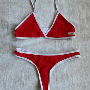 Chooks LA Red Bikini Set